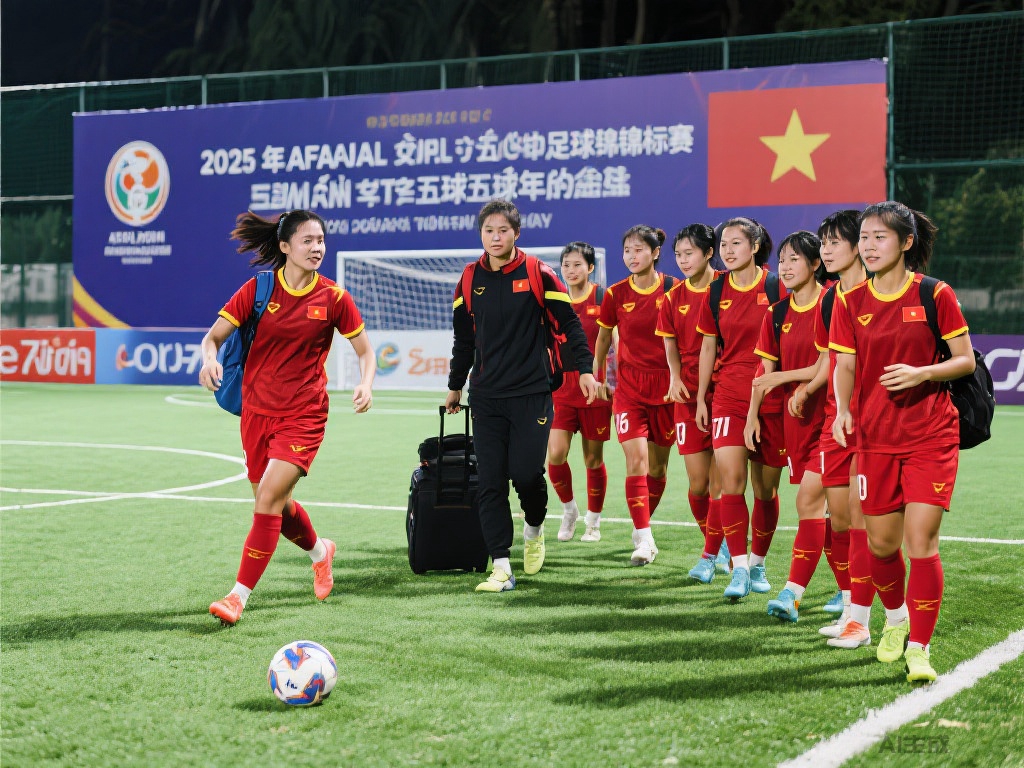 越南女子五人制足球队启程参加2025亚足联（越南女子五人制足球队出征2025亚足联赛事）